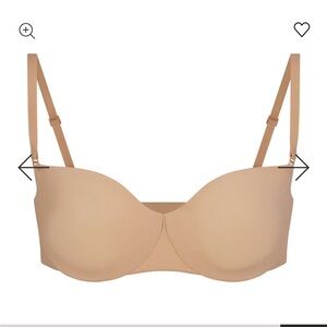 SKIMS Nude Strapless T-Shirt Bra